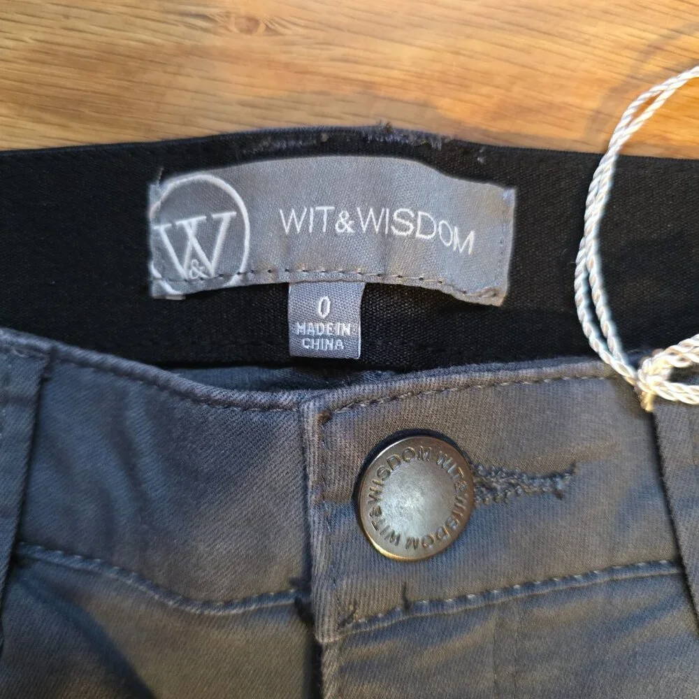 Wit & Wisdom High Rise Ankle Skimmer, size 0, NWT